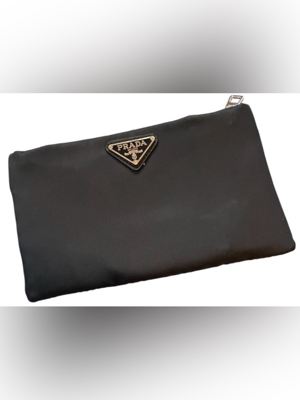 Prada Black Women's pouch Bag with Gold Hardware - Picture 2 of 12